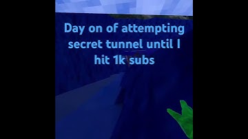 Day one of attempting secret tunnel until I hit 1k subs #shorts #gorillatag