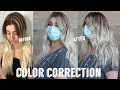 Hair Transformations with Lauryn: Blended Icy Blonde Balayage Color Correction Ep. 28