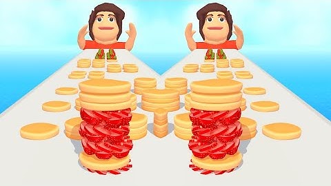 Pancake Run 🥞🍩🍰 All Levels Gameplay Walkthrough Android, iOS Levels 1-9999 NEW UPDATE!!!