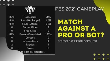 PES 2021 | STANDARD MATCH | PRO OPPONENT