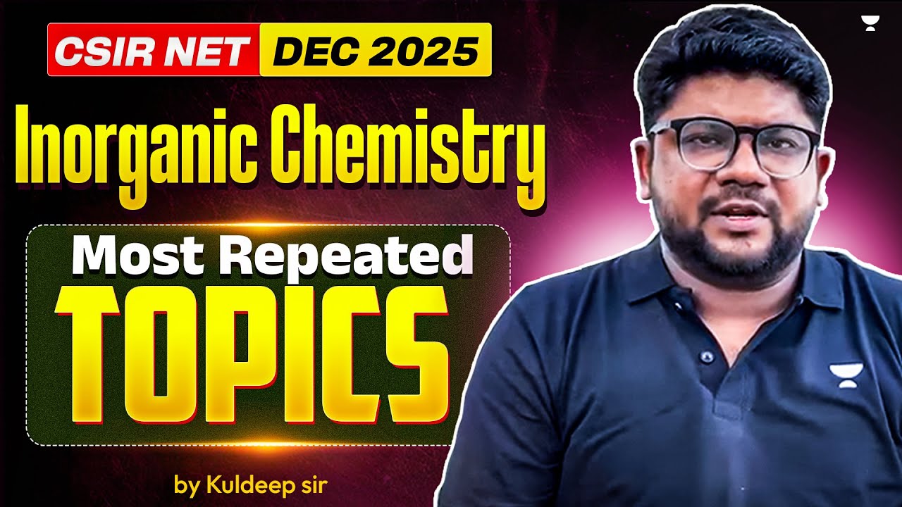 CSIR NET Dec 2025 Chemical Science | Inorganic Chemistry | Most ...