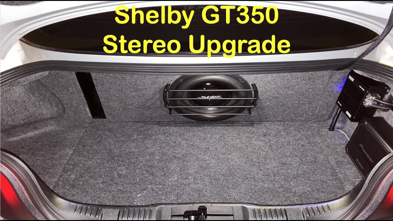 Shelby GT350 Stereo Upgrade (Reasonable 