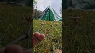 Making a big tent with a tarp ⛺