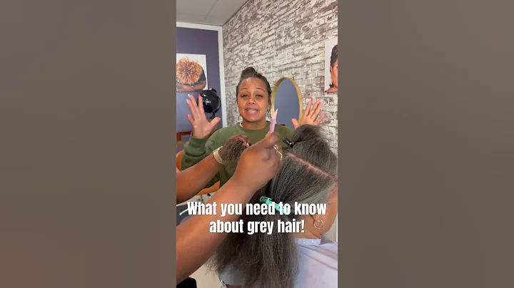 Did you know this about grey hair? This could possibly help your regimen at home! #greyhair