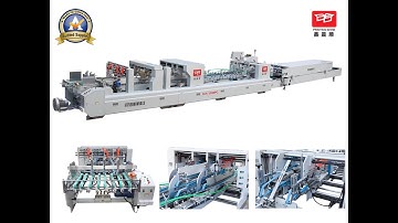 LED lighting bulb lamp packing box automatic folder gluer