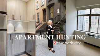NYC APARTMENT HUNT  | touring 8 apartments (videos \& prices) 2023