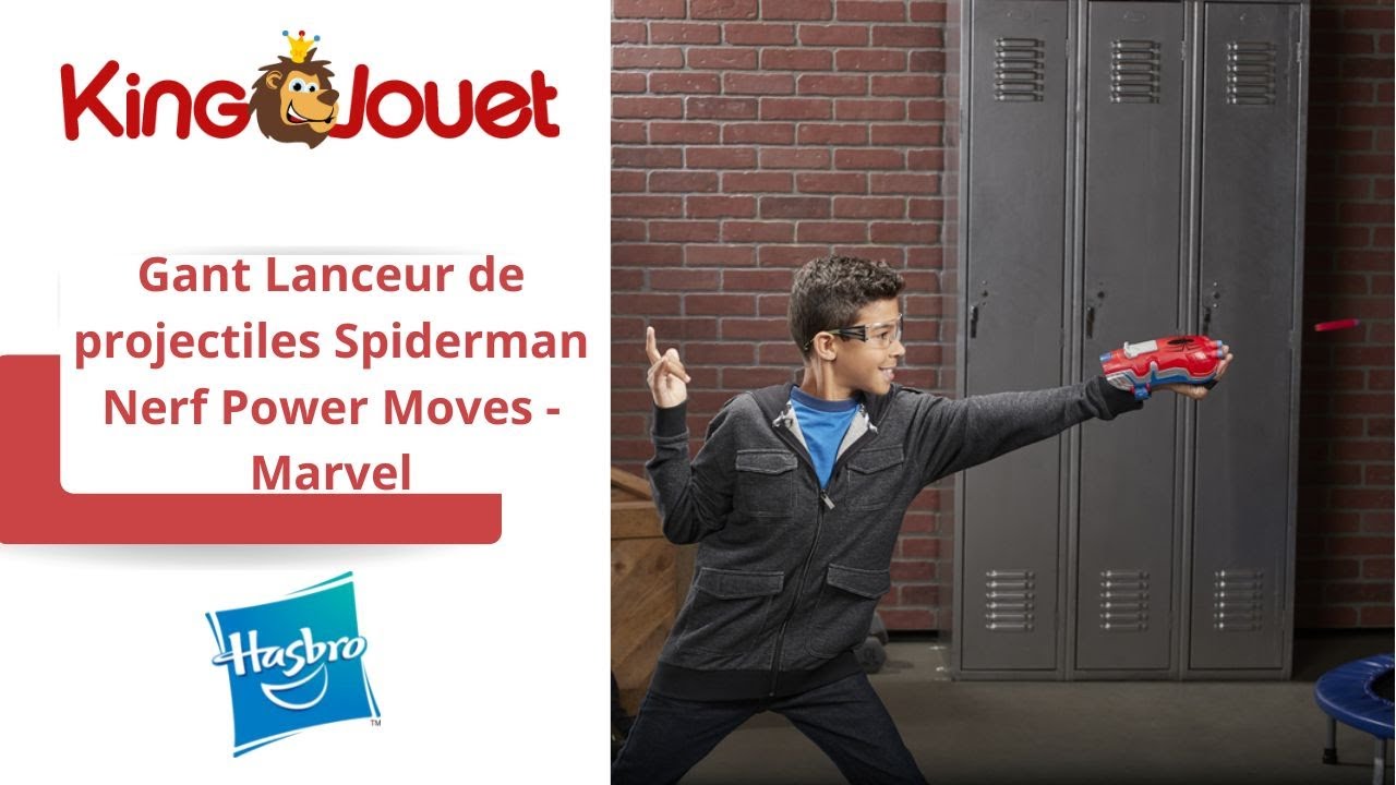 Lanceur de projectiles Spiderman Nerf Power Moves - Marvel