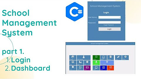 School Management System In c# - YouTube