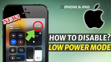 How to Turn off Low Power Mode on iPhone & iPad (2024)