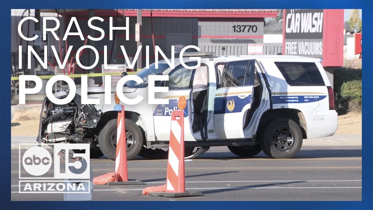 One person dead, officer injured in Phoenix crash - YouTube