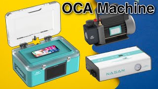 NASAN NA-SUPA LITE LCD OCA Machine Built in Air Compressor Only Need Connect External Vacuum Pump