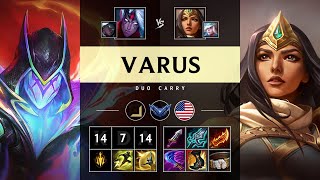 Varus ADC vs Sivir - NA Diamond Patch 25.17