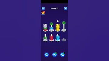 Nut Sort Level #7 #nutsort #gameplay #gameplaynutsort