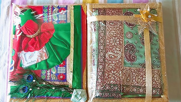 Creative gift packing ideas for wedding trousseau, How to pack Indian  Dress