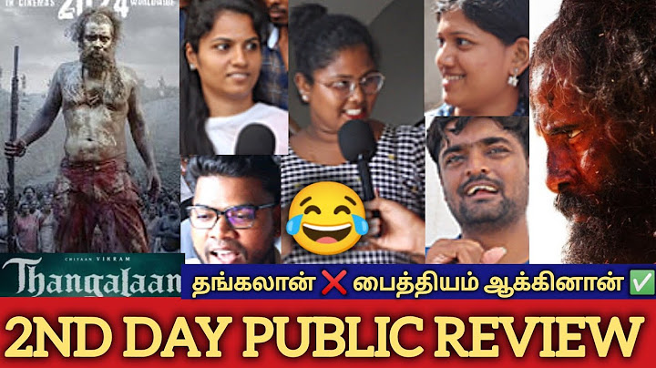 Thangalaan Public Review | Thangalaan Movie Review | Thangalaan Review | Thangalaan | VJ LINGA