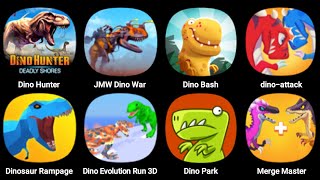 Dino Hunter, JMW Dino War, Dino Bash, Dino Attack, Dinosaur Rampage, Dino Evolution Run, Dino Park screenshot 4