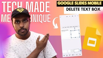 how to delete text box in google slides mobile