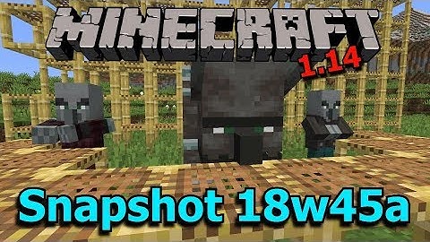 Minecraft 1.14 Snapshot 18w45a- Scaffolding, Illager Patrols!
