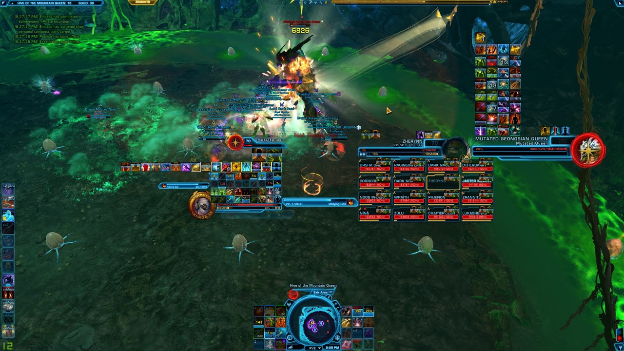 Hive of the mountain Queen 16m - Veteran - Nerfherders - SWTOR