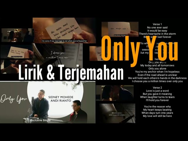 ONLY YOU - Sidney Mohede u0026 Andi Rianto (Lirik dan Terjemahan) LYRICS AND TRANSLATION class=