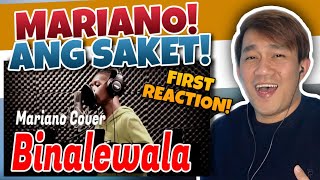 BINALEWALA COVER BY MARIANO | REACTION VIDEO