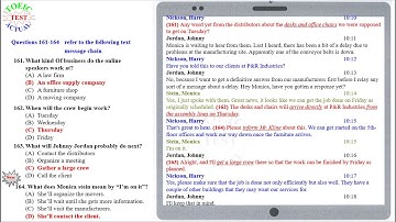 Toeic Reading with Answer Key | TOEIC Actual Test | New TOEIC