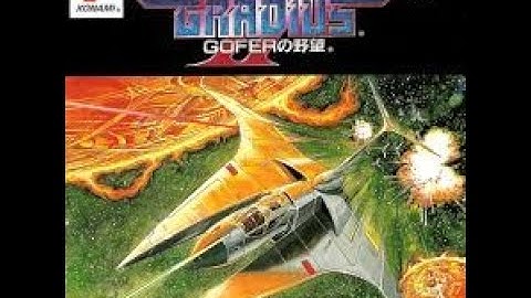 Gradius II: GOFER no Yabō - 1cc (PC Engine CD. 1st loop.)