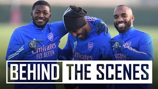 ‘New kit, very fresh, sweg, sweg’ | Behind the scenes at Arsenal training centre