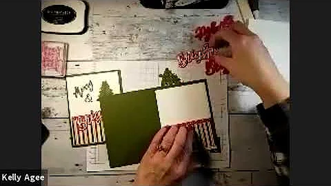 Winter Holiday Card Craft with Kelly Agee