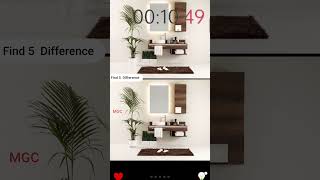 Find 5 Difference - Level 2- #entertainment #shorts #mobilegames #mindgame #gaming screenshot 5