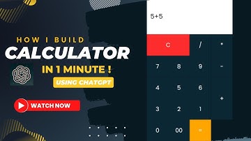 Building a Calculator with ChatGPT in HTML, CSS, JavaScript : A Step-by-Step Guide