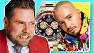 Watch Expert Reacts To J Balvin, Ozuna & Anuel AA's Collections