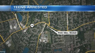 Teen girls arrested after shooting into air in Hampton, police say