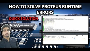 PROTEUS SIMULATION ERRORS in English. For English viewers.