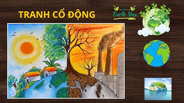 Vẽ tranh cổ động | Vẽ tranh bảo vệ trái đất | Vẽ tranh vì môi trường tương lai #smileart
