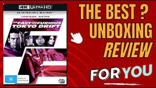 FAST & FURIOUS (TOKYO DRIFT) 4K Movie Review and Bluray Unboxing!!