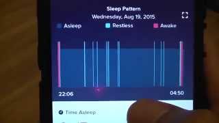 ... found the algorithm's used to track sleep are reasonable accurate.
generally within plus or minus 10 mins in my tests.