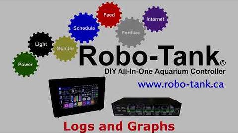 Robo-Tank DIY Aquarium Controller V5 - Equipment Logs and Graphs