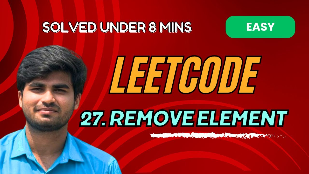Remove Element | Leetcode 27 | Tamil | Python | KarthiStucksAtCode ...
