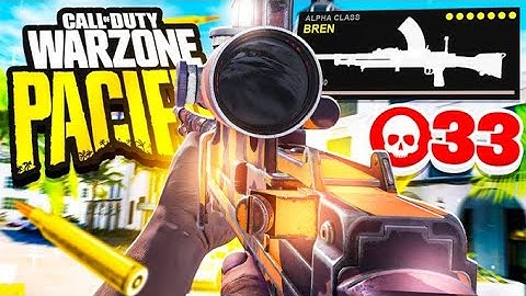 INSANE 33 BOMB 💣 WITH 2 SHOT BREN 😱 [Cod Warzone/Caldera] Bren Loadout