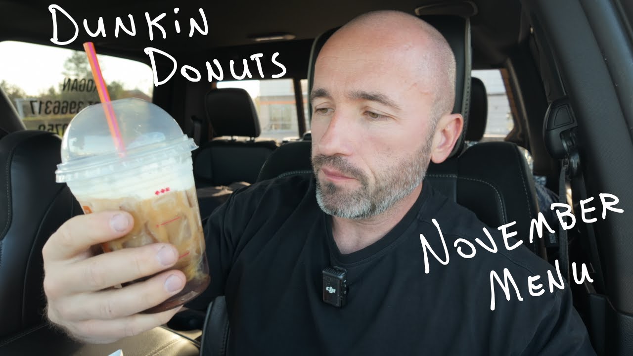 Dunkin Donuts New November Menu // Cookie butter donut, brown sugar cookie coffee, almond croissant.
