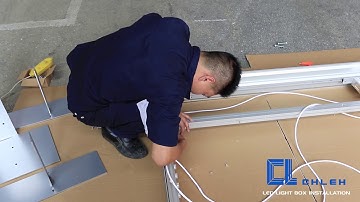 DIY SEG Frame Backlit Backdrop Display Installation