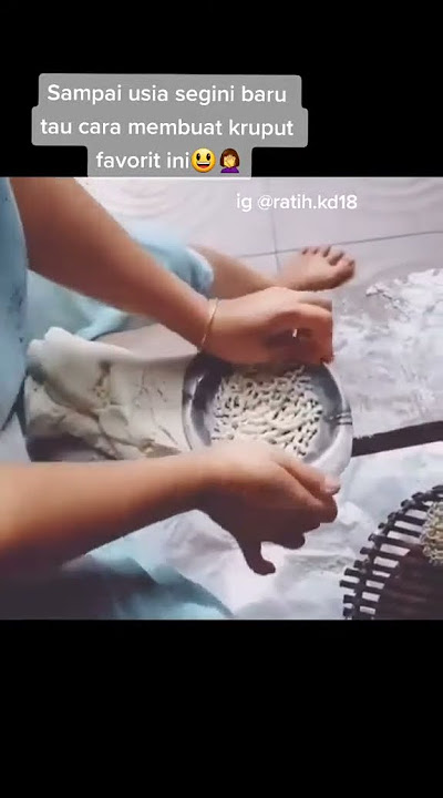 Baru Tahu Kalau Cara Bikin Kerupuk Putih Favorit Ternyata Begini #shorts