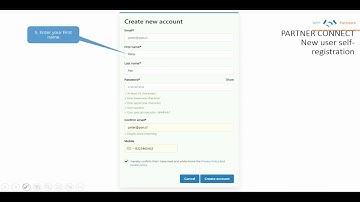 Self Registration Partner Connect