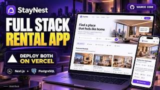 Full StayNest: Full Stack Rental App | Next.js + PostgreSQL | Deploy on Vercel Update