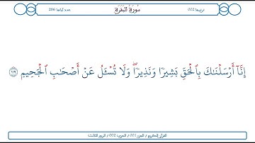سورة البقرة / الآية 119 / محمود الخليل الحصري