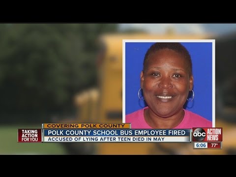 Polk school bus manager fired for cover-up following death of student trying to catch bus