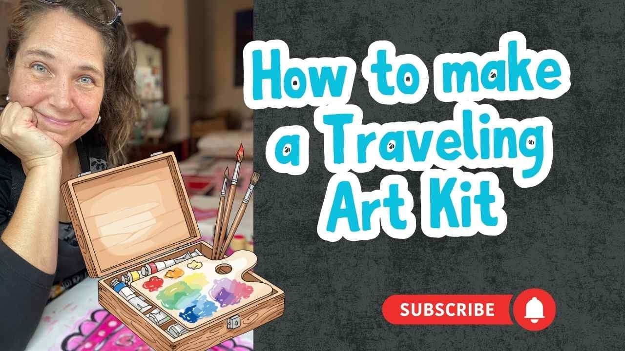 How to make a traveling art kit - Full video