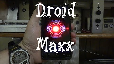 Motorola Droid Maxx XT1080M Boot up animation and sequence