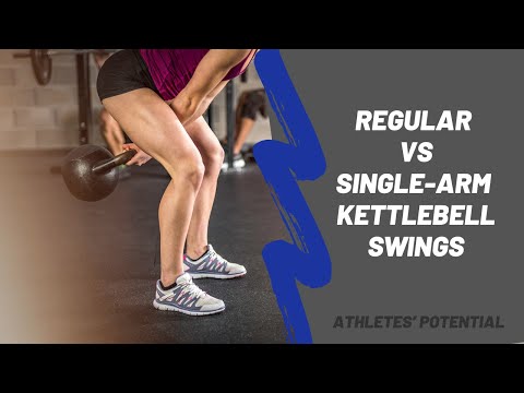 double vs single kettlebell swing comparison chart